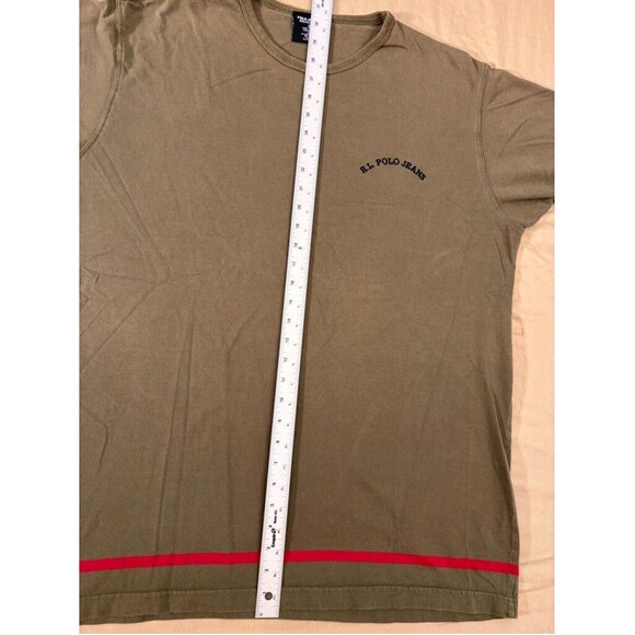 Polo Jeans Ralph Lauren T-Shirt Men's XL Olive Green - Picture 4 of 8